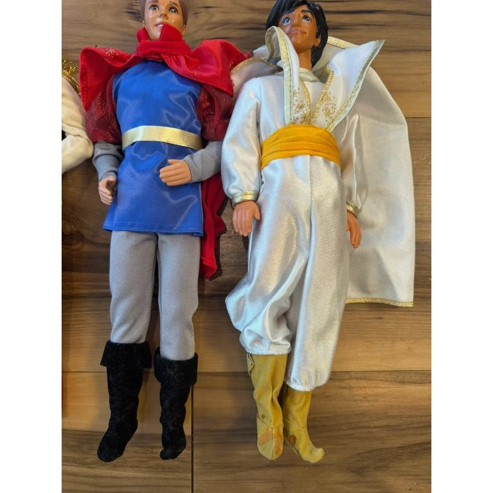 Lot of 4 Prince Male Fashion Dolls Royal Wedding Groom Vintage Style Clothes